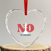 No Kings In America Chess Heart Crystal Glass Ornament White King - Wonder Print Shop