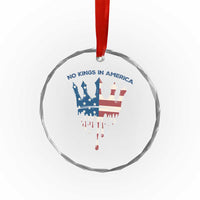 No Kings In America Crystal Glass Ornament Dripping Crown - Wonder Print Shop