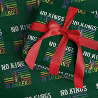 No Kings In America LGBT Pride Wrapping Paper Roll Anti Authoritarian Political