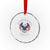 No Kings in America Patriotic Eagle Crystal Glass Ornament Since 1776 4th of July USA Independence Day - Wonder Print Shop
