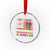 No Kings In America Rainbow Flag Crystal Glass Ornament - Wonder Print Shop