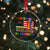 No Kings In America Rainbow Flag Crystal Glass Ornament - Wonder Print Shop