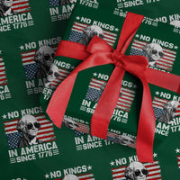No Kings In America Since 1776 Wrapping Paper Roll George Washington US Flag Upside Down - Wonder Print Shop