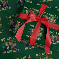 No Kings In America Statue Of Liberty Pride Wrapping Paper Roll Humorous Political Gift