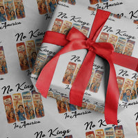 No Kings In America Wrapping Paper Roll American Anti Authoritarian Protest