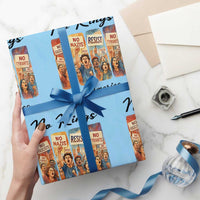 No Kings In America Wrapping Paper Roll American Anti Authoritarian Protest