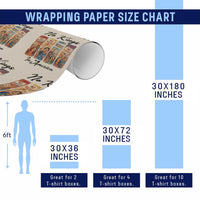 No Kings In America Wrapping Paper Roll American Anti Authoritarian Protest