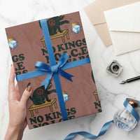 No Kings No Ice No Wars Cat Wrapping Paper Roll Funny Political Freedom Activist