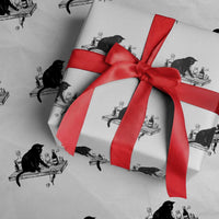 No Kings No Wars No Ice Cat Wrapping Paper Roll Political Humor Gift