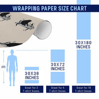 No Kings No Wars No Ice Cat Wrapping Paper Roll Political Humor Gift
