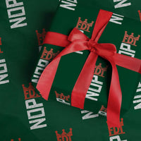 No Kings Protest Nope Funny Political Satire Wrapping Paper Roll