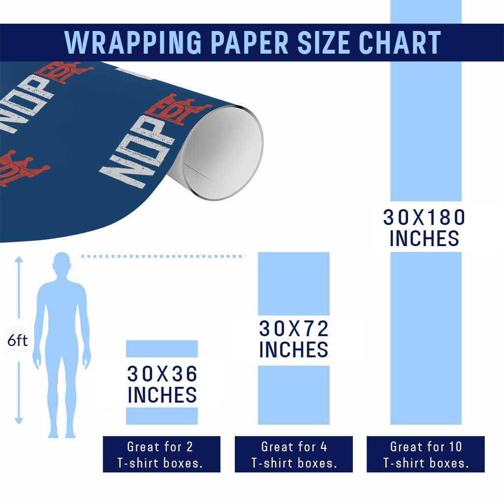 No Kings Protest Nope Funny Political Satire Wrapping Paper Roll