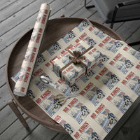 No Kings Since 1776 George Washington Wrapping Paper Roll Political Humor Gift