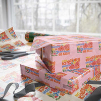No Kings Wildflower Protest Wrapping Paper Roll No Fascists No Tyrants No Nazis