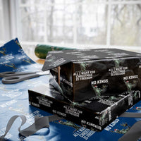 No Kings Wrapping Paper Roll All I Want For Xmas Is Freedom - Wonder Print Shop
