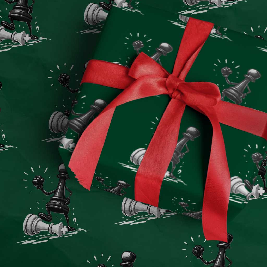 No Kings Wrapping Paper Roll America Protest Chess Rejecting Kings - Wonder Print Shop
