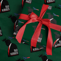 No Kings Wrapping Paper Roll Funny Resist Meme - Wonder Print Shop