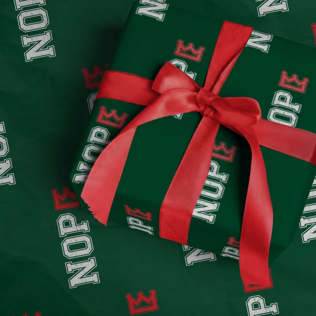 No Kings Wrapping Paper Roll In America Protest - Wonder Print Shop