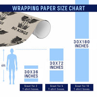 No Kings Wrapping Paper Roll St Michael Archangel Victory Over Tyranny