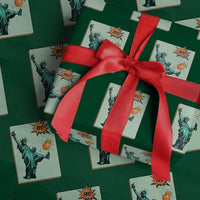 No Kings Wrapping Paper Roll Statue of Liberty Political Protest - undefined