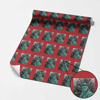 No Kings Wrapping Paper Roll Statue of Liberty Selfie Freedom - Wonder Print Shop