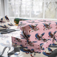 No Kings Wrapping Paper Roll USA 250th Anniversary Freedom Eagle