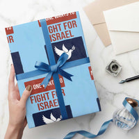 No One Wants To Fight For Israel Dove Wrapping Paper Roll Peace Freedom Supporter Anti War