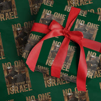 No One Wants To Fight For Israel Wrapping Paper Roll America First Veteran Message Anti War