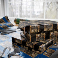 No One Wants To Fight For Israel Wrapping Paper Roll America First Veteran Message Anti War