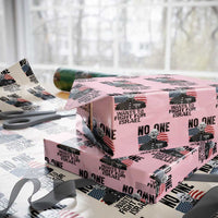 No One Wants To Fight For Israel Wrapping Paper Roll Marine Veteran American Freedom