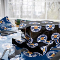 No Scotland No Party Wrapping Paper Roll Scottish Lion Rampant Crest Vintage Saltire Flag