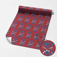 No Scotland No Party Scottish Wrapping Paper Roll Retro Scottish Banner Fan Scotland Flag