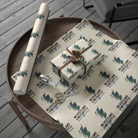 No Scotland No Party Tartan Plaid and Map Wrapping Paper Roll Vintage Scottish Football Supporter Sports Fans Spirit
