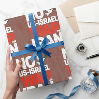 No US Israel War On Iran Wrapping Paper Roll Anti War Peace Dove