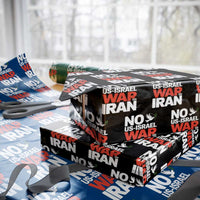 No US Israel War On Iran Wrapping Paper Roll Anti War Peace Dove