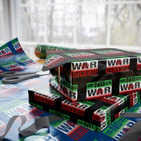 No War With Iran Wrapping Paper Roll Freedom For Iranians Vintage Iran Flag