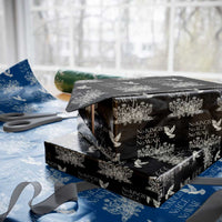 No Wars No Ice No Kings Botanical Dove Wrapping Paper Roll Peace Symbol Anti War Human Rights Protest