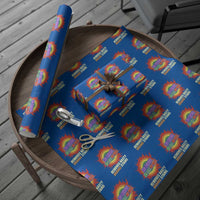 No Wars No Ice No Kings Retro Rainbow Wrapping Paper Roll Remove Nasty Orange Stains Protest Political Satire