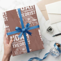 Noah Was a Conspiracy Theorist Wrapping Paper Roll Then It Rained Funny Biblical Ark Humor - Wonder Print Shop