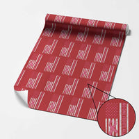 Nobody Fights Alone Pink Ribbon Flag Wrapping Paper Roll Breast Cancer Awareness Support - Wonder Print Shop