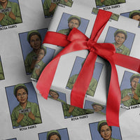 Nope Rosa Parks Wrapping Paper Roll Female Empowerment History Gift