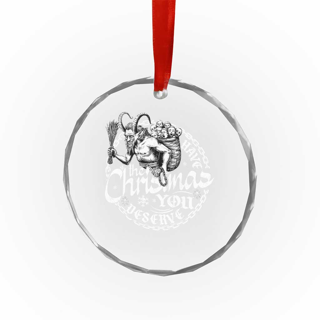 Nordic Christmas Krampus Crystal Glass Ornament Have The Christmas You Deserve Horror Xmas - Wonder Print Shop