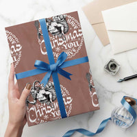 Nordic Christmas Krampus Wrapping Paper Roll Have The Christmas You Deserve Horror Xmas - Wonder Print Shop