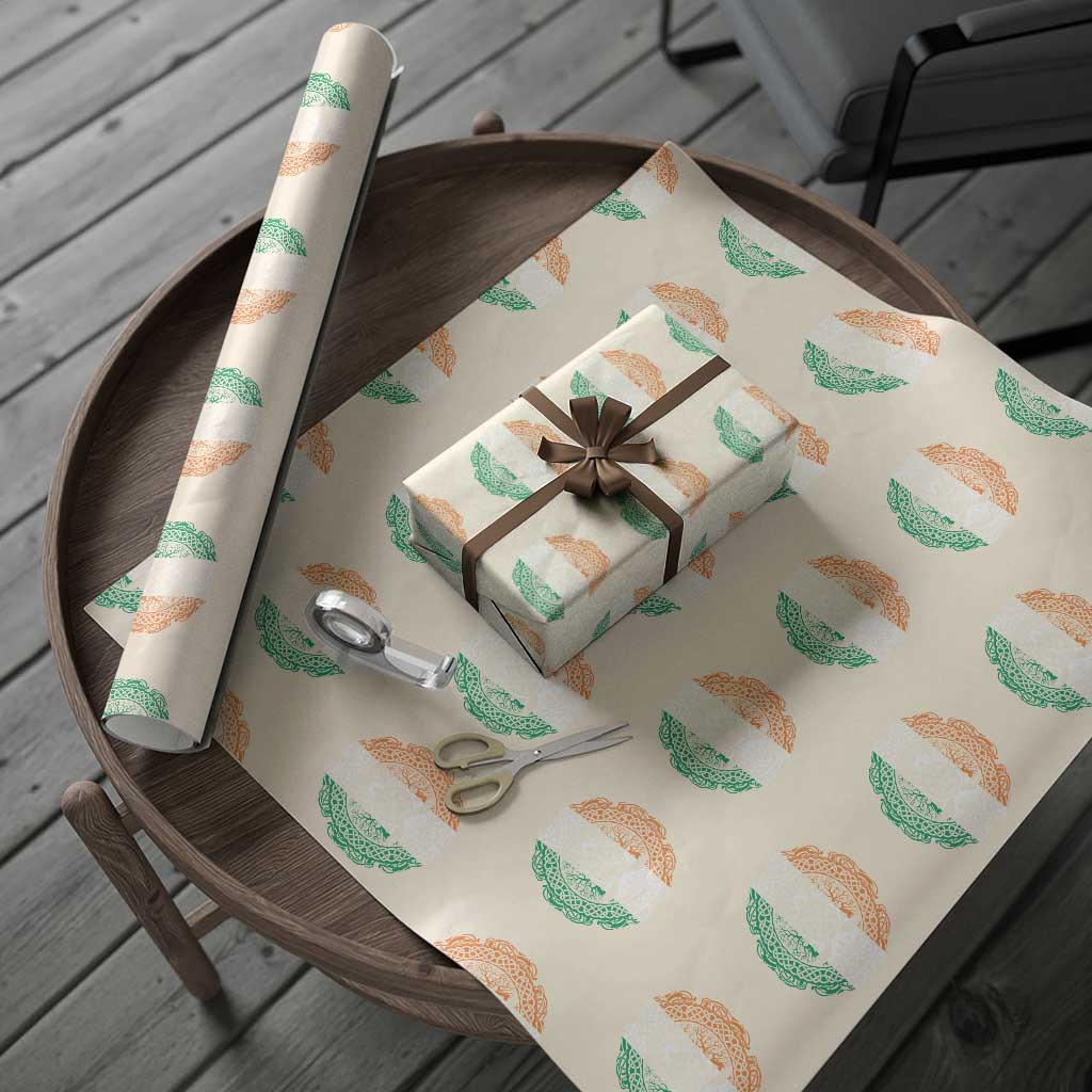 Norse Gaels Viking Yggdrasil Awe Tree Wrapping Paper Roll Irish St Patricks Day - Wonder Print Shop