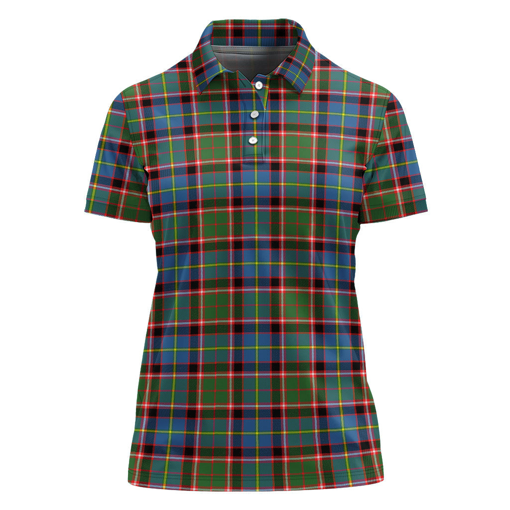 norvel-scottish-tartan-golf-polo-for-women-tartan-womens-polo-shirts