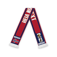 Norway 2026 Football Personalised Soccer Scarf Heia Norge