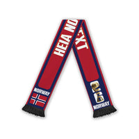 Norway 2026 Football Personalised Soccer Scarf Heia Norge