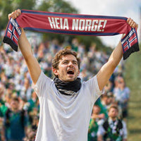 Norway 2026 Football Personalised Soccer Scarf Heia Norge