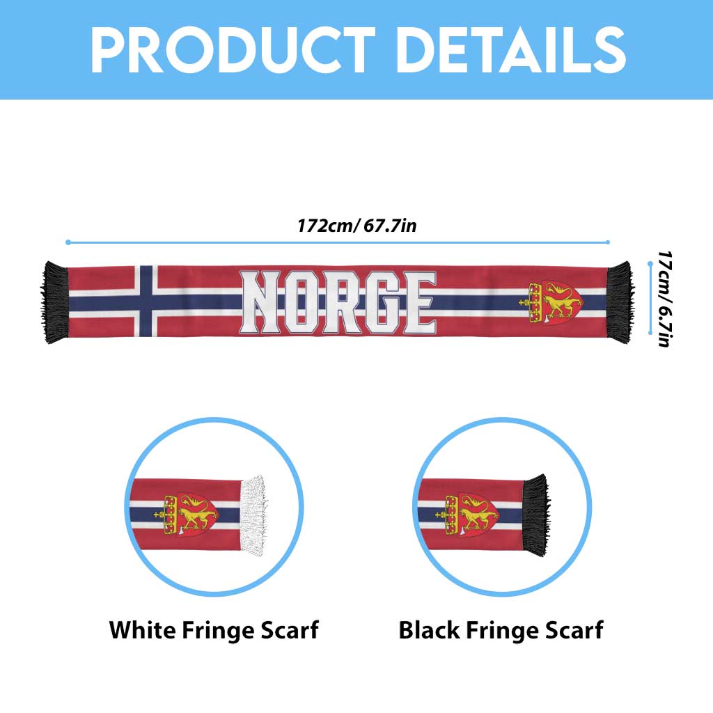 Norway 2026 World Football Soccer Scarf Go Champions