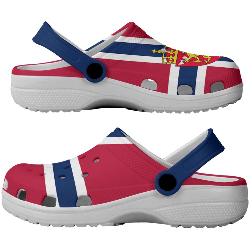 Norway Clogs Shoes Flag Color Inspiration - Wonder Print Shop